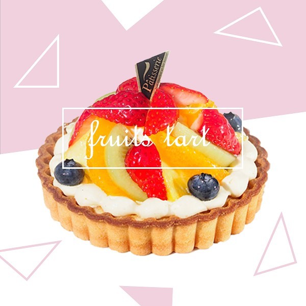 サクサク♪フルーツタルトケーキ from Instagram